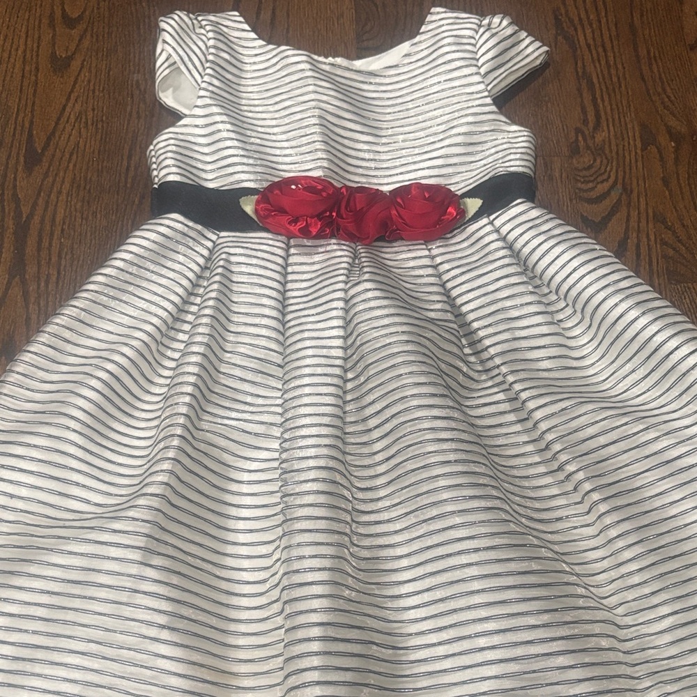 NAME YOUR PRICE 💥 Jayne Copeland White and Black Striped Dress